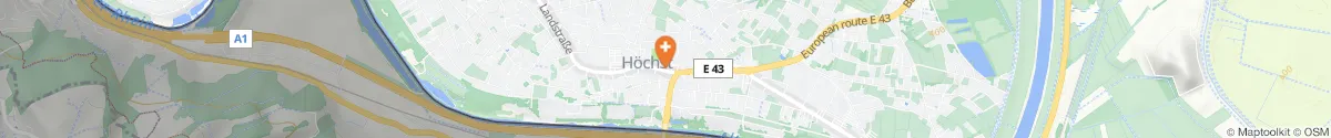 Kartendarstellung des Standorts für Rhein-Apotheke in 6973 Höchst